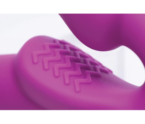 Evoke Vibrating Strapless Silicone Strap On Dildo