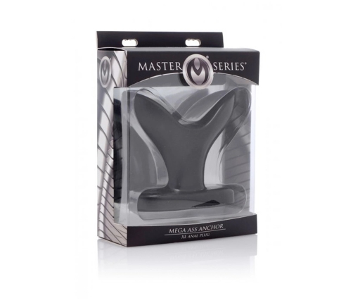 XR Brands Mega Ass Anchor XL Intimate Plug Large Black Silicone