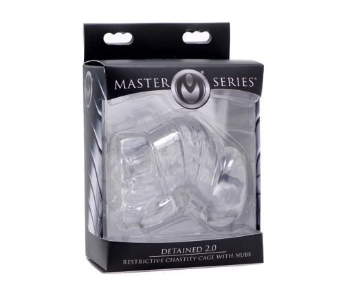Detained 2.0 - Restrictive Studded Chastity Cage