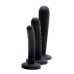 Strap-on Silicone 3 piece set - Black