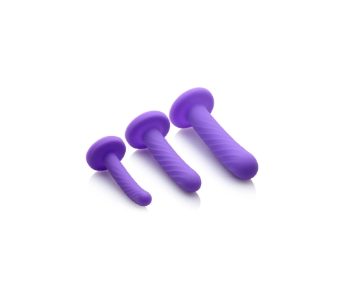 Tri-Play - 3-Piece Silicone Dildo Set