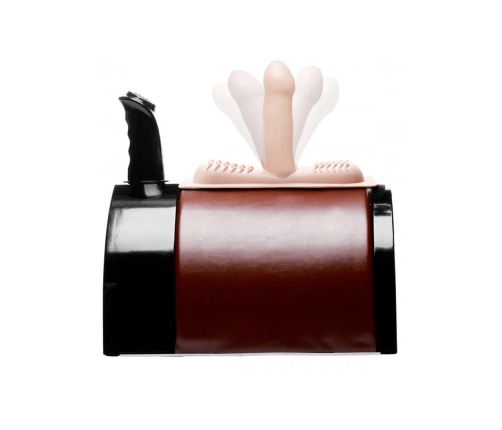 Saddle Deluxe - Wheeled Sex Machine with Double Attachments