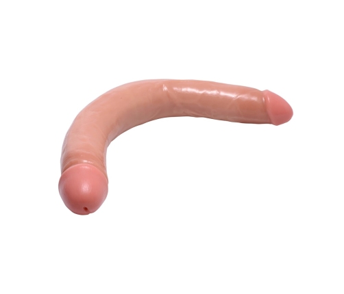 Realistic Double Dildo - 17.5 inch - Flesh