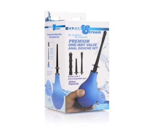 Premium One Way Valve Anal Shower Set