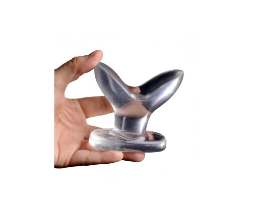 Anchored Clear Butt Plug