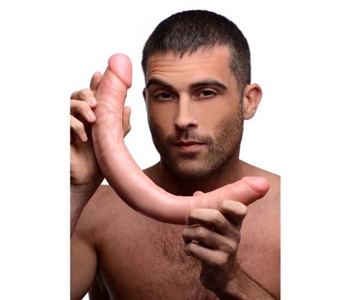 Realistic Double Dildo - 16 inch - Flesh