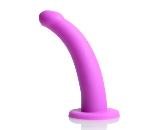 Navigator Silicone Curved Model with Adjustable Harness, Purple, 18 cm