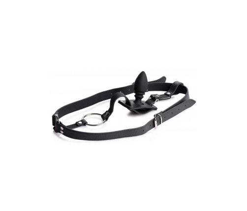 Men's Harness with Silicone Butt Plug