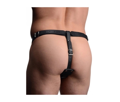 Men's Harness with Silicone Butt Plug
