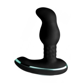 Rimsation Intimate Wellness Device with Rotating Beads - Black Silicone