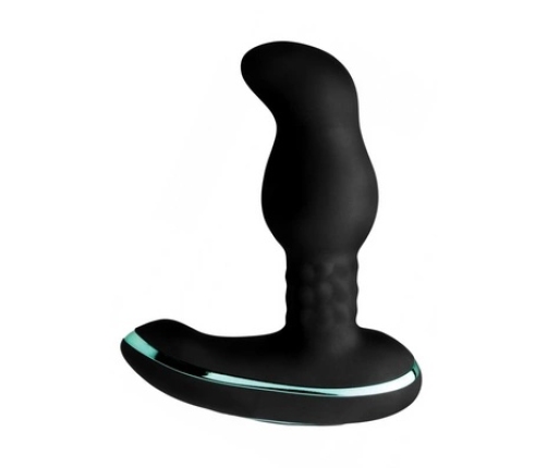 Rimsation Intimate Wellness Device with Rotating Beads - Black Silicone