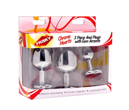 Anal Plugs - 3 Pieces