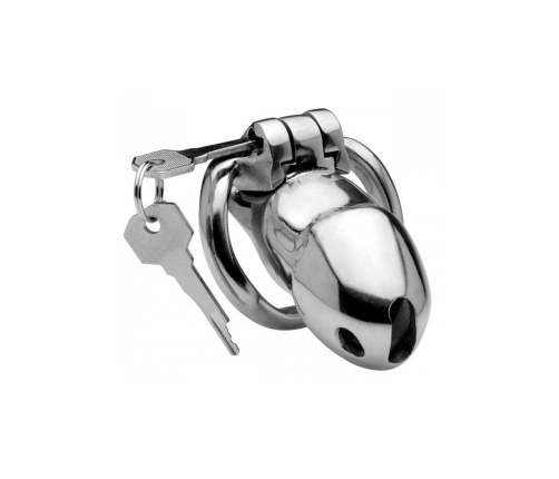 Rikers 24-7 - Stainless Steel Locking Chastity Cage