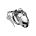 Rikers 24-7 - Stainless Steel Locking Chastity Cage