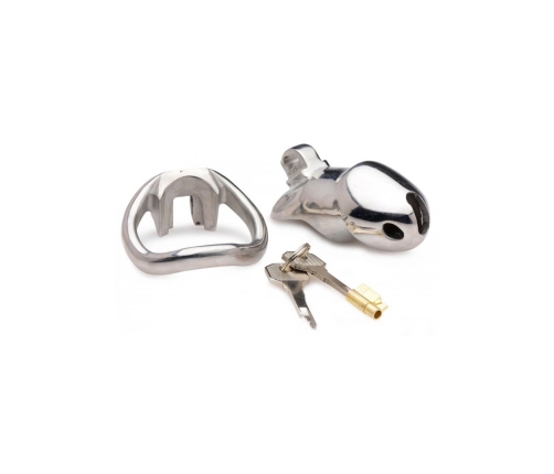Rikers 24-7 - Stainless Steel Locking Chastity Cage
