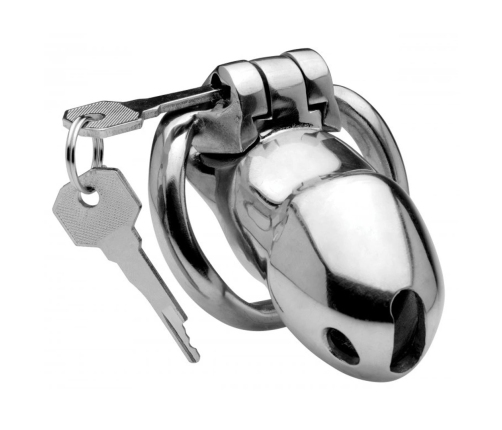 Rikers 24-7 - Stainless Steel Locking Chastity Cage