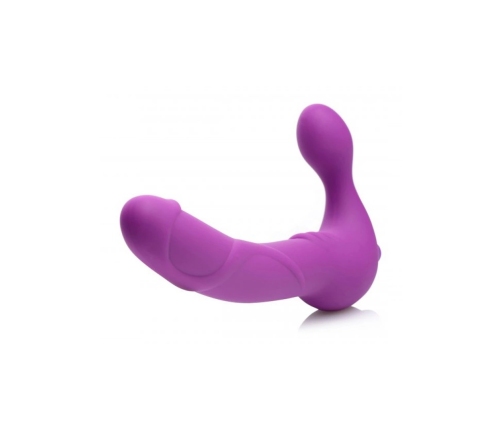 Royal Rider - Vibrating Silicone Strapless Strap-On