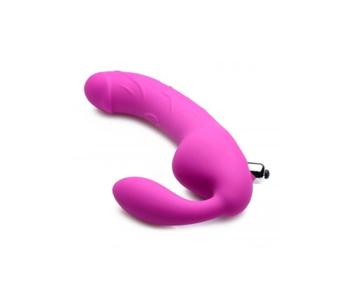 Royal Rider - Vibrating Silicone Strapless Strap-On