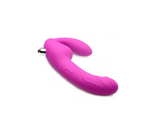 Royal Rider - Vibrating Silicone Strapless Strap-On