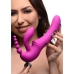 Regal Rider - Triple Vibrating Silicone Strapless Strap-On
