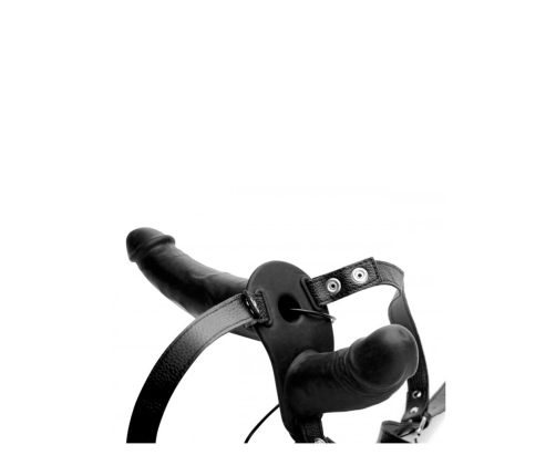 Supreme Pleasure - Vibrating Double Dildo with Harness