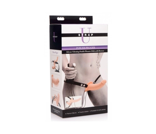 Supreme Pleasure - Vibrating Double Dildo with Harness