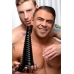 Giant Ribbed Anal Cone - Black