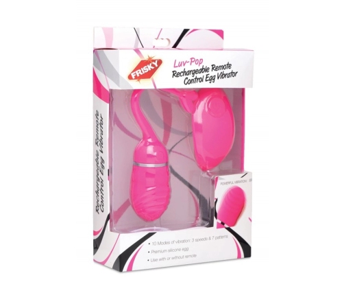 Luv-Pop - Rechargeable Vibrating Egg with Remote Control