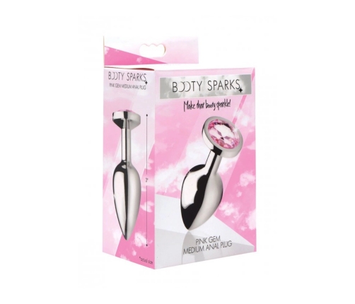 Pink Gem - Butt Plug - Medium