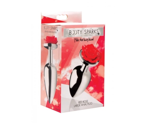 Red Rose - Butt Plug - Large