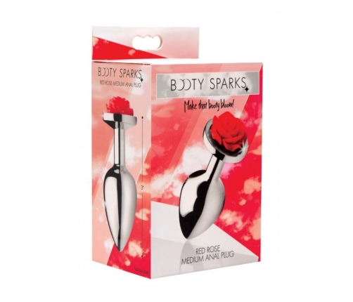 Red Rose - Butt Plug - Medium