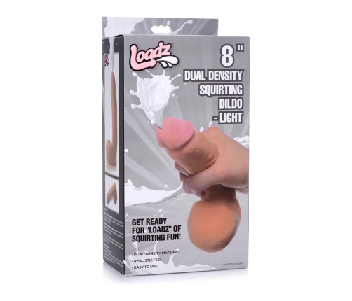 Dual Density Squirting Dildo - 8 / 20,5 cm