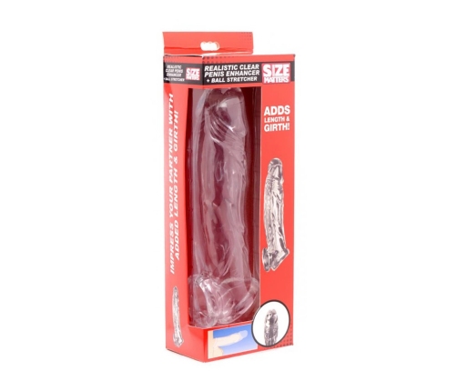 Realistic Clear Penis Sleeve and Ball Stretcher