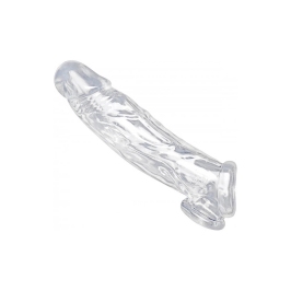 Realistic Clear Penis Sleeve and Ball Stretcher