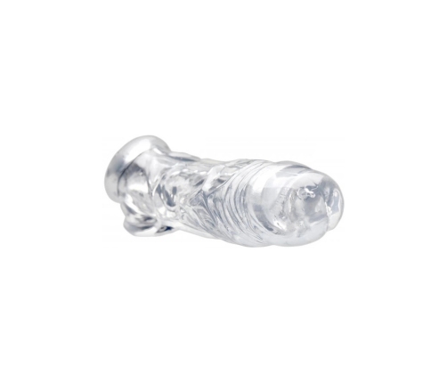 Realistic Clear Penis Sleeve and Ball Stretcher