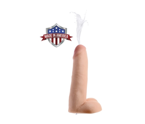 Realistic Dual Density Squirting Dildo - 8 / 20,5 cm
