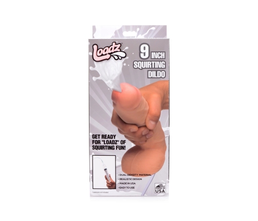 Realistic Dual Density Squirting Dildo - 7 / 18 cm