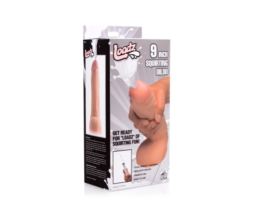 Realistic Dual Density Squirting Dildo - 7 / 18 cm