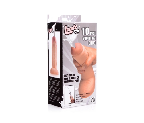 Realistic Dual Density Squirting Dildo - 10 / 25,5 cm