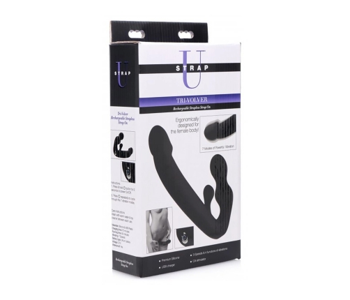 Tri-Volver - Rechargeable Strapless Strap-On