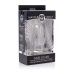 Gape Glory - Transparent Hollow Anal Plug - Large