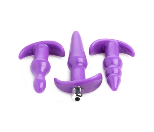 4 Piece Vibrating Butt Plug Set