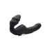 Slim Rider - Ribbed Vibrating Strapless Strap-On
