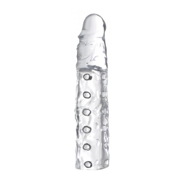 XR Brands Master Series Intimate Extension Sleeve 19 cm Transparent
