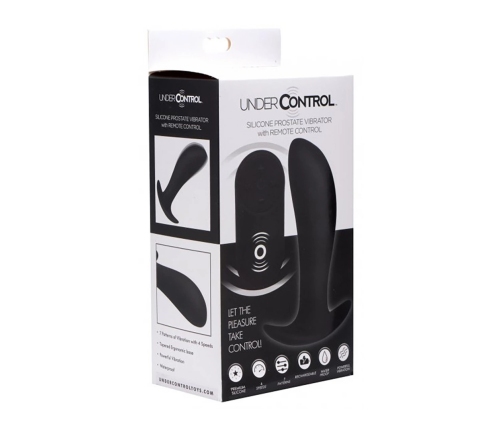 Silicone Prostate Vibrator with Remote Control