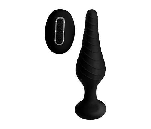 Silicone Vibrating Anal Plug with Remote Control