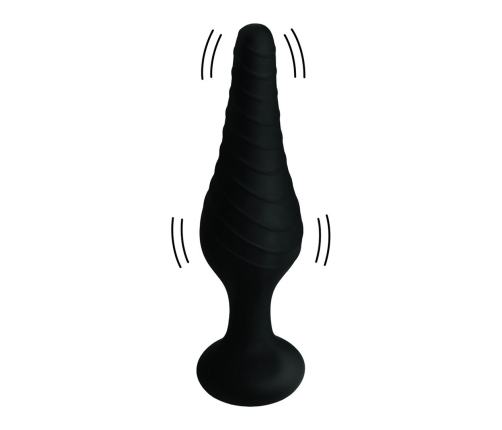 Silicone Vibrating Anal Plug with Remote Control
