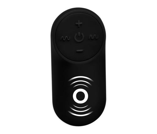 Silicone Prostate Vibrator and Strap with Remote Control