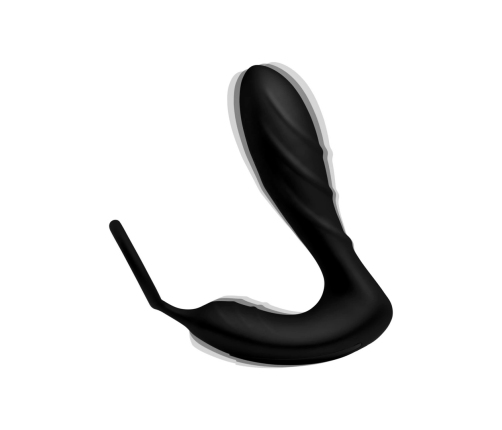 Silicone Prostate Vibrator and Strap with Remote Control