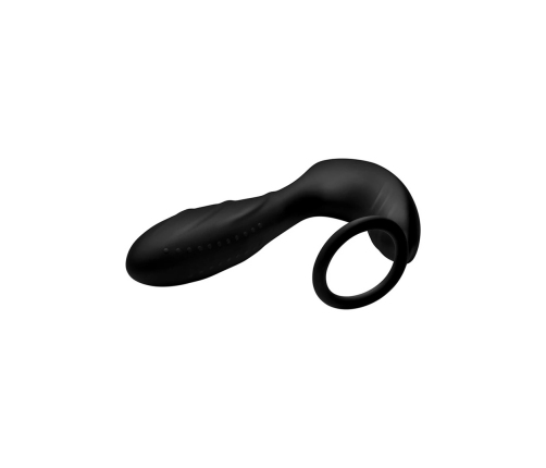 Silicone Prostate Vibrator and Strap with Remote Control